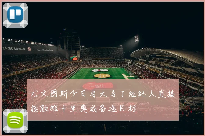 尤文图斯今日与大马丁经纪人直接接触维卡里奥成备选目标